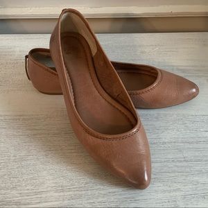 Frye pointed flats